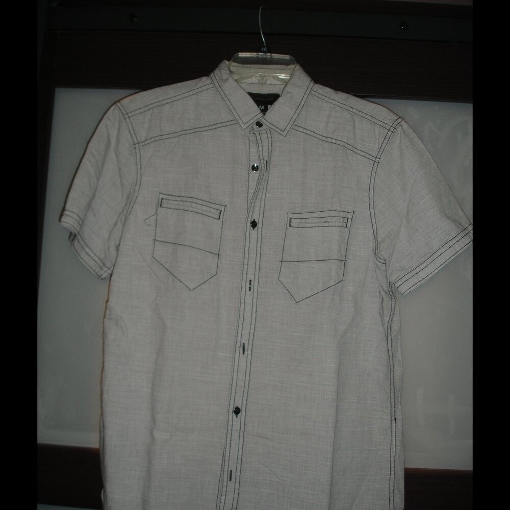 INC Formal Short Sleeve Mens Shirt Medium